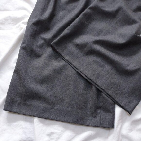 Gacho Wide Pants Gray - Picture 4 of 5